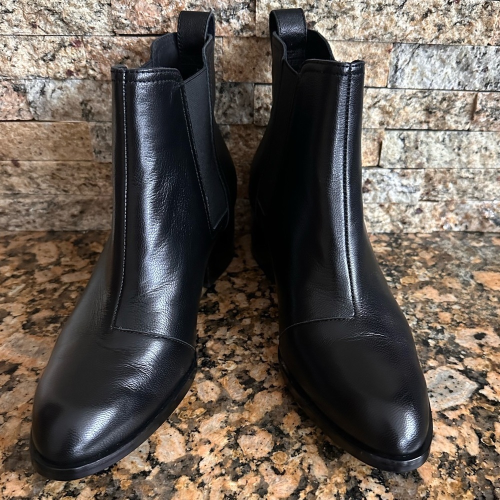 Rag & Bone Walker Leather Chelsea Boots Black - Picture 8 of 12